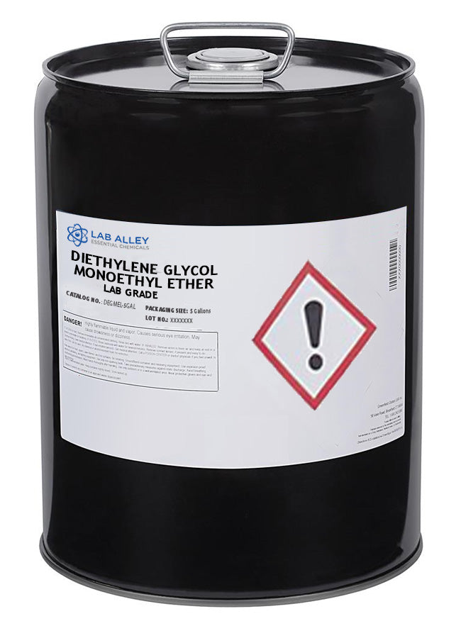 Diethylene Glycol Monoethyl Ether Lab Grade, 5 Gallons