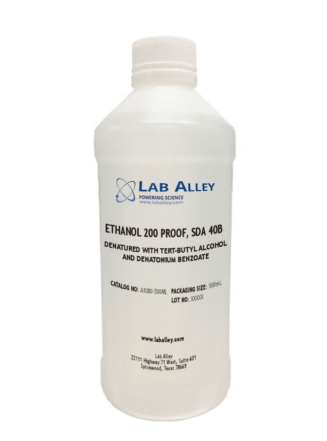 Buy Lab Alley Ethanol 200 Proof SDA 40B, 500 mL