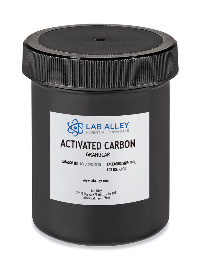 Activated Carbon (Charcoal), Granular, Food Grade, 100g