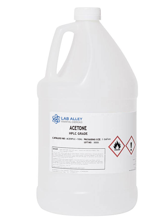 Acetone, HPLC Grade, 1 Gallon
