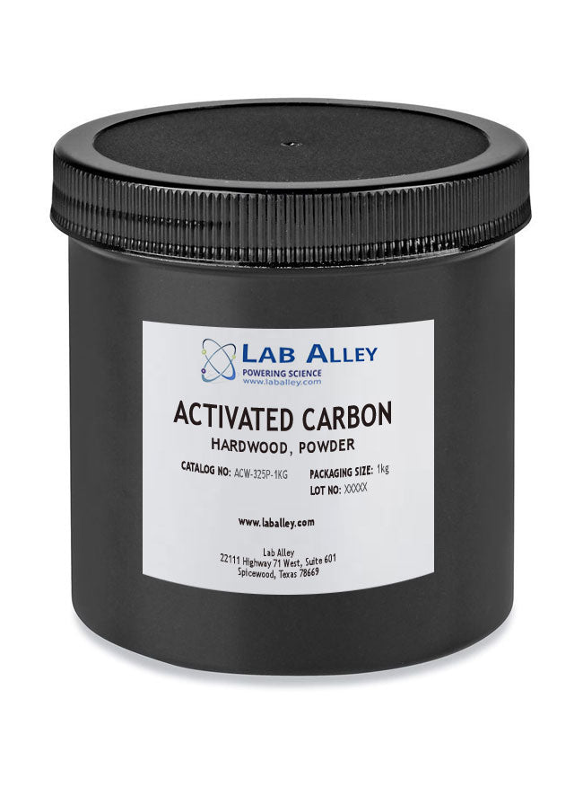 Activated Carbon (Charcoal) Powder Food Grade, 1kg for sale at Lab Alley