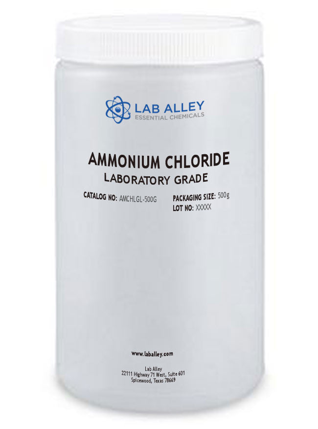 Ammonium Chloride, Granular, USP, 99.5-100.5%, Spectrum Chemical, Quantity:  500 g