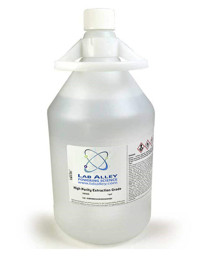 High Purity Extraction Grade Ethanol Denatured with Heptane, 1 Gallon at Lab Alley