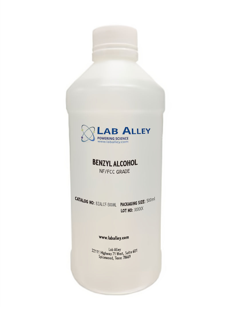 Benzyl Alcohol, NF/FCC Grade, 500ml