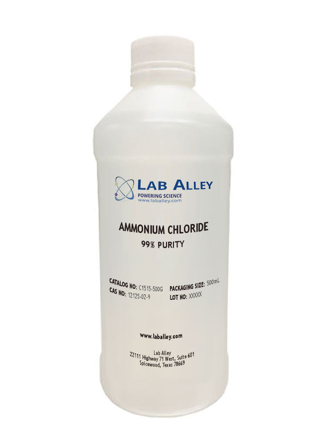 Buy Ammonium Chloride 99% Purified $32+ Bulk Sizes