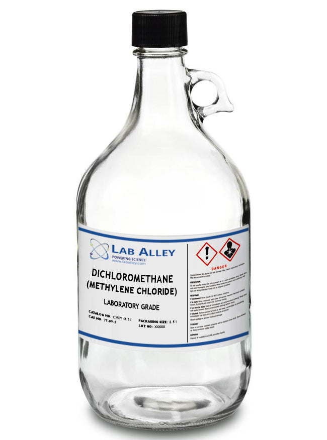 Dichloromethane (Methylene Chloride) Lab Grade, 2.5 liter