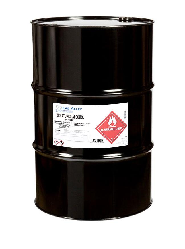 Save on Lab Alley Denatured Ethanol 190 Proof, 55 Gallon Drum, Metal 