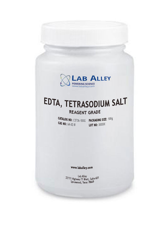 EDTA, Tetrasodium Salt, Reagent Grade, 100g
