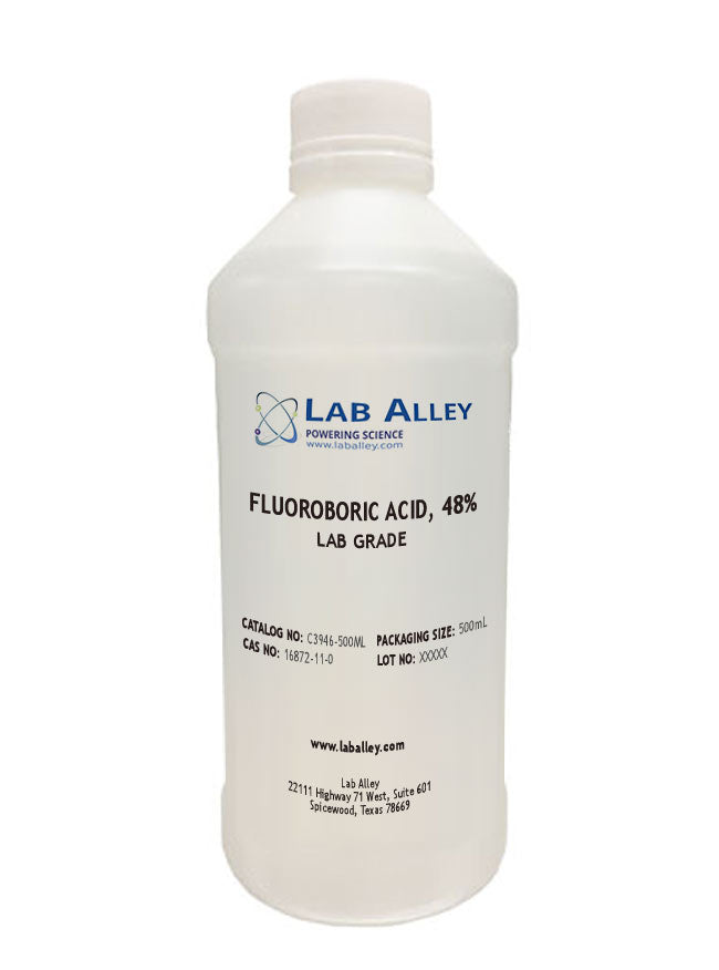 Fluoroboric Acid, Lab Grade, 48%
