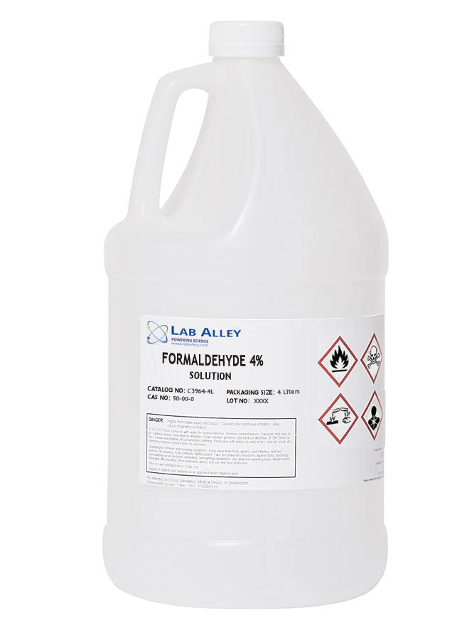 Formaldehyde, 4%, 4 Liter
