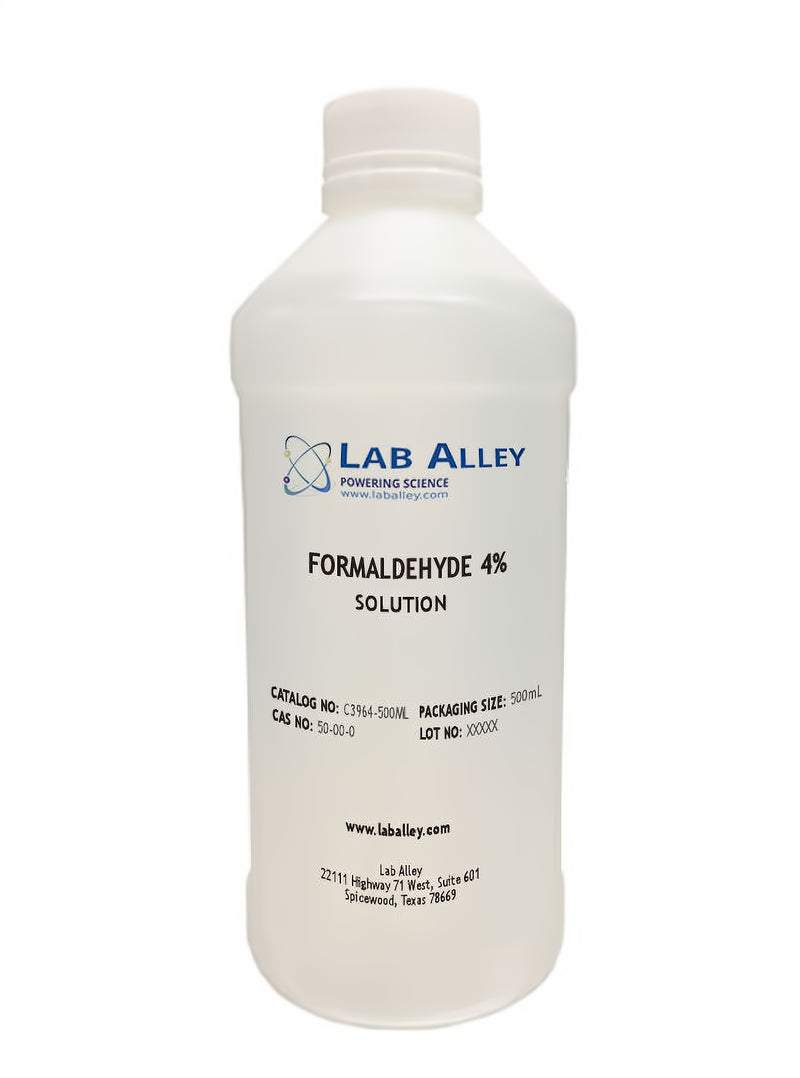 Formaldehyde, 4%, 500mL