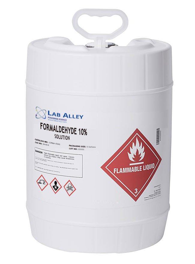Formaldehyde, 10%, Buffered, 5 Gallon
