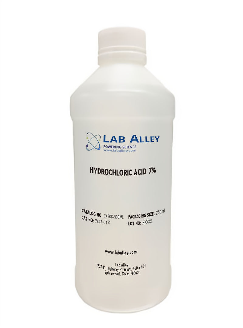 Hydrochloric Acid, 7%, 500ml