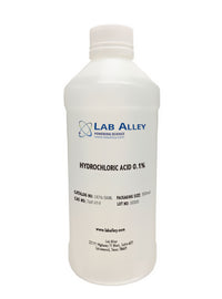 Hydrochloric Acid, 0.1%, 500ml