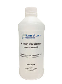 Hydrofluoric Acid, Technical & Lab Grade, 50%, 500ml