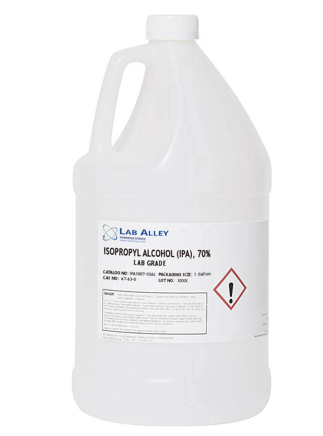 Isopropyl Alcohol 70% 1 Gallon Bottle