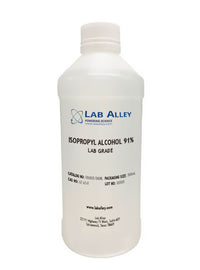 Isopropyl Alcohol, Lab Grade, 91%, 500mL