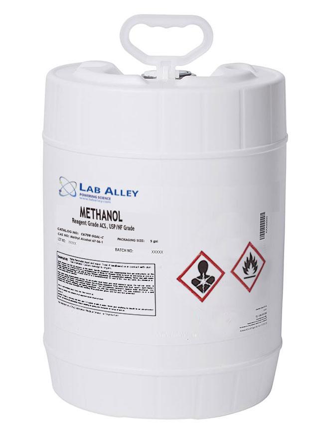 Methanol ≥99.8% Certified ACS Reagent/USP/NF Grade