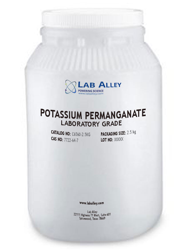 Potassium Permanganate Powder, Lab Grade, 2.5kg