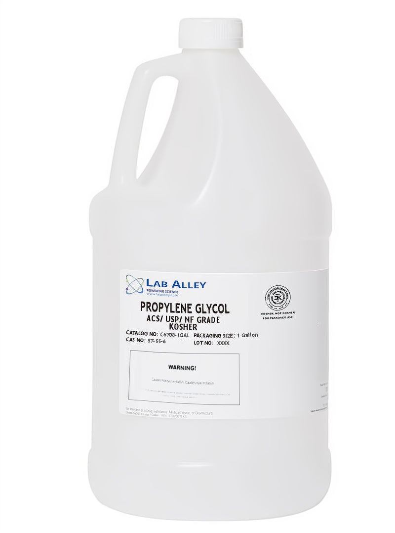 Food Grade Propylene Glycol | ACS/ USP/ NF/ Kosher Grade 1 Gallon