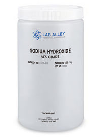 Sodium Hydroxide, Pellets, ACS, USP/NF, FCC/Food Grade, 1lb