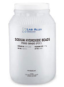 Sodium Hydroxide Beads, Food Grade (FCC), 2.5kg