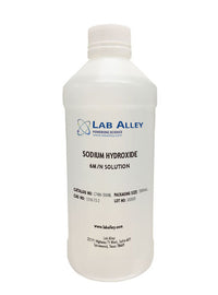 Sodium Hydroxide, Lab Grade, 6M/N (15%), 500mL