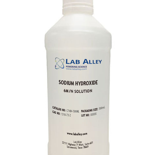 Buy Sodium Hydroxide 6M/N (15%) Lab Grade $158+ Bulk Sizes