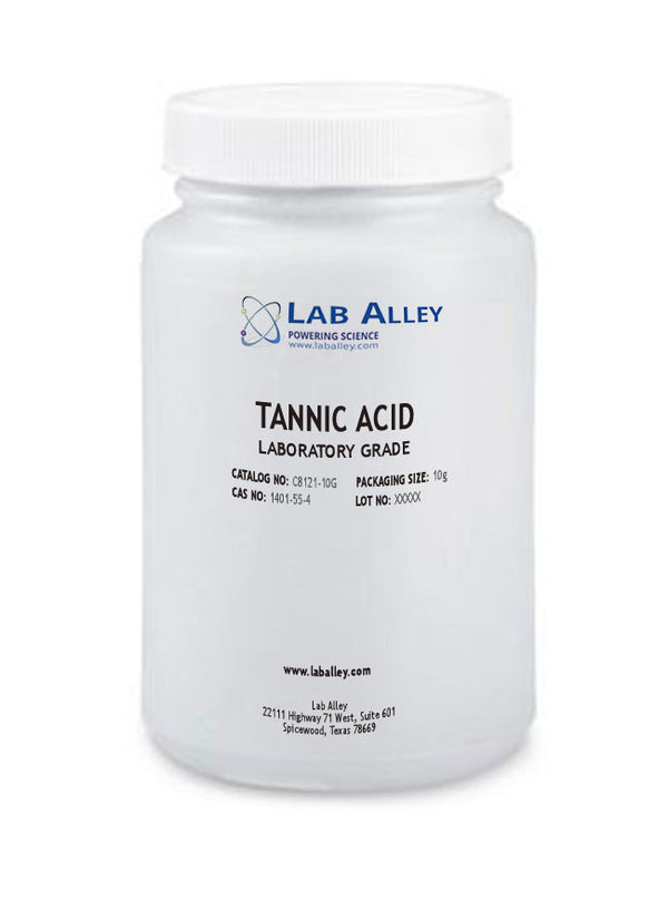 Tannic Acid, Lab Grade, 10 Grams