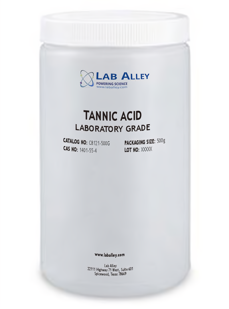 Tannic Acid, Lab Grade, 500 Grams
