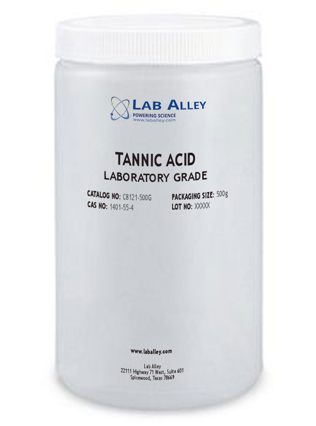 Tannic Acid, Lab Grade, 500 Grams