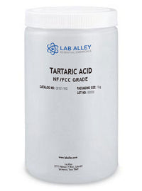 Tartaric Acid Powder NF/Food Grade (FCC), 100 Grams