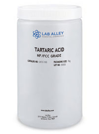 Tartaric Acid Powder NF/Food Grade (FCC), 100 Grams