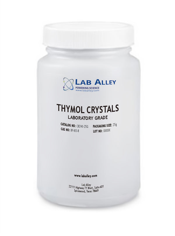 Thymol Crystal, Lab Grade, 25g