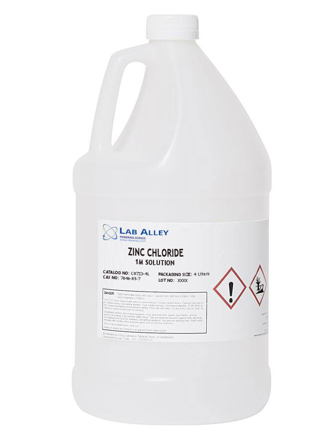 Zinc Chloride 1M Solution 4L