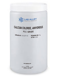 Calcium Chloride, Anhydrous, FCC Grade, Pellets, 100g