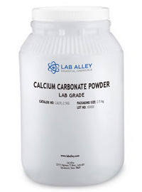 Calcium Carbonate Powder, Lab Grade, 1 Pound