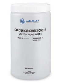 Calcium Carbonate Powder, USP/FCC/Food Grade, Kosher, Halal