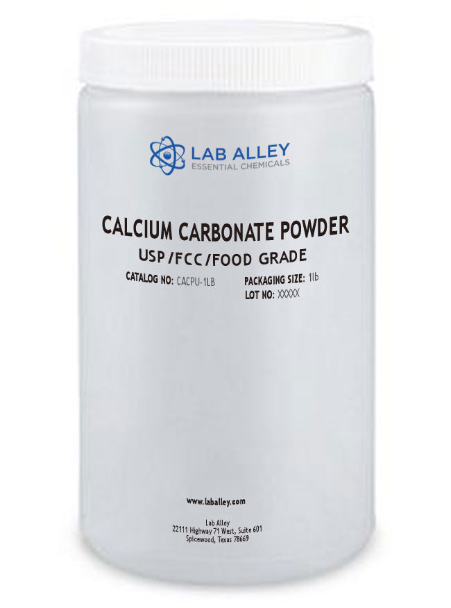 Calcium Carbonate Powder, USP/FCC/Food Grade, Kosher