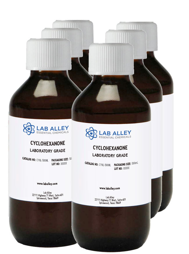 Cyclohexanone, Lab Grade, 6 x 500mL Case