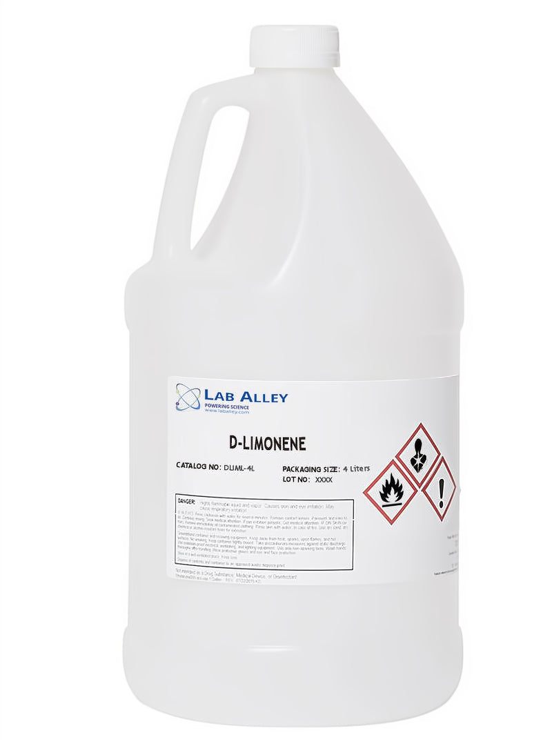 D-Limonene, Natural Orange Oil, 4 Liters