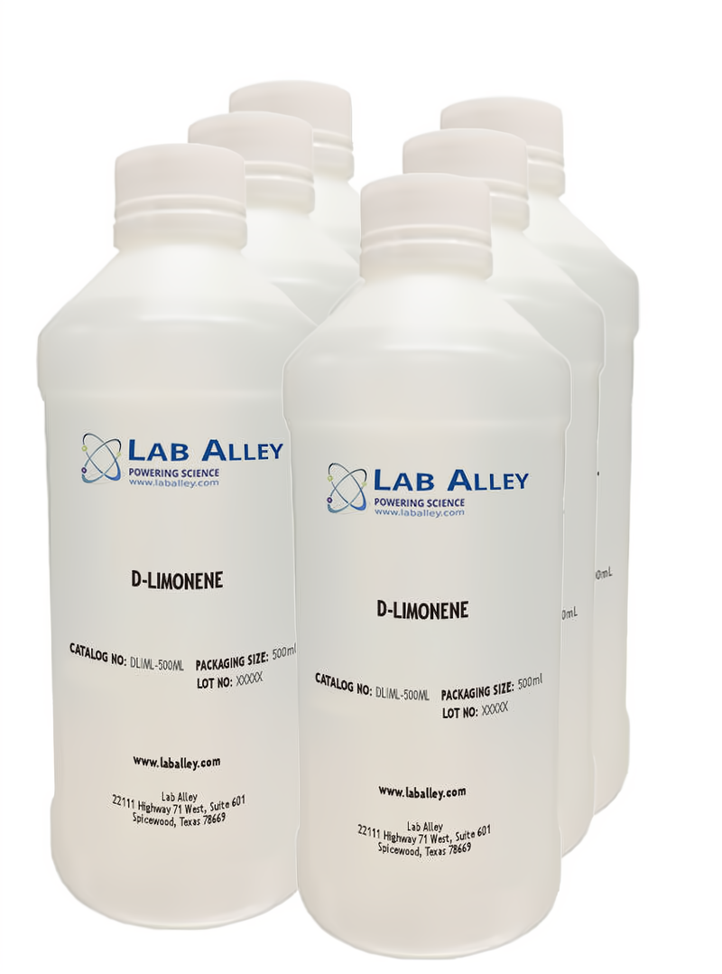 D-Limonene, Natural Orange Oil, 6 x 500mL Case