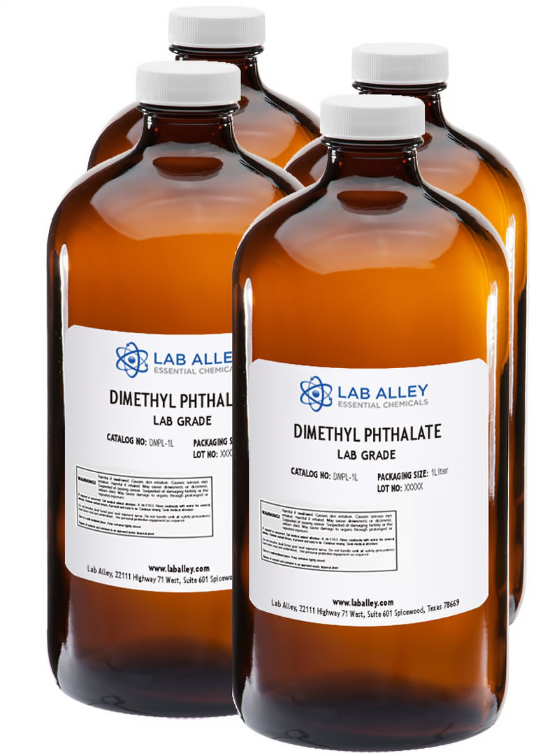 Dimethyl Phthalate ≥99% Lab Grade, 4 x 1 Liter Case