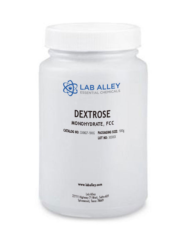 Dextrose, Monohydrate, FCC Grade, 100 Grams