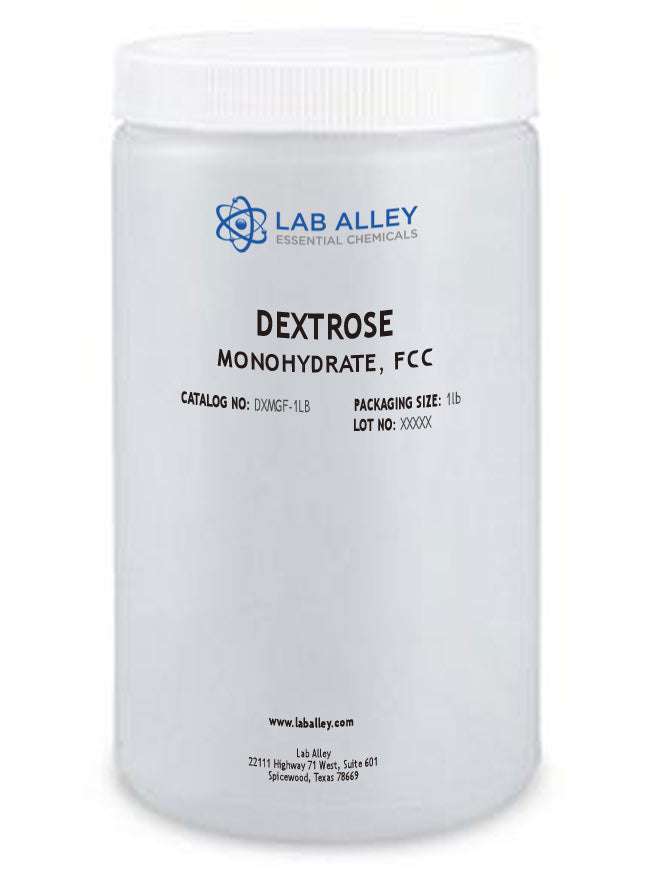 Dextrose, Monohydrate, FCC Grade, 1 Pound
