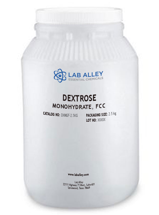 Dextrose, Monohydrate, FCC Grade, 2.5 Kilogram