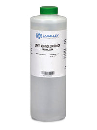 Lab Alley organic ethyl alcohol 200 proof food grade, 500 ml