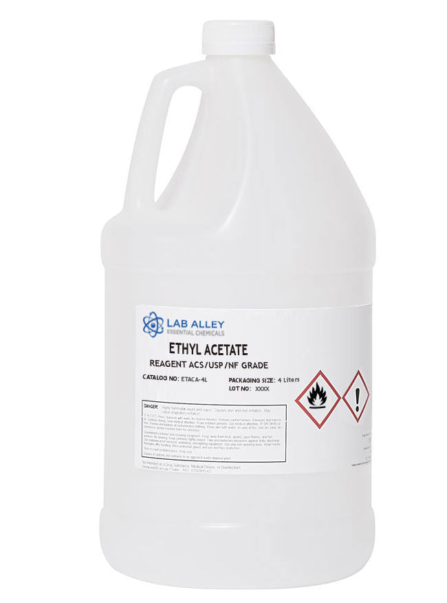 Ethyl Acetate, ACS/USP/NF Grade, 4 Liters