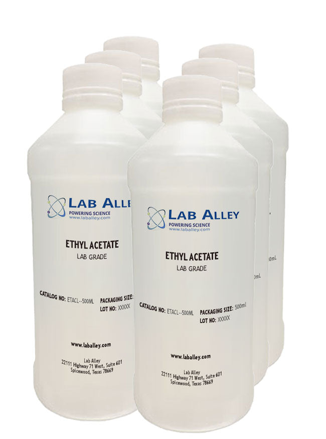Ethyl Acetate Lab Grade, 6 x 500mL Case