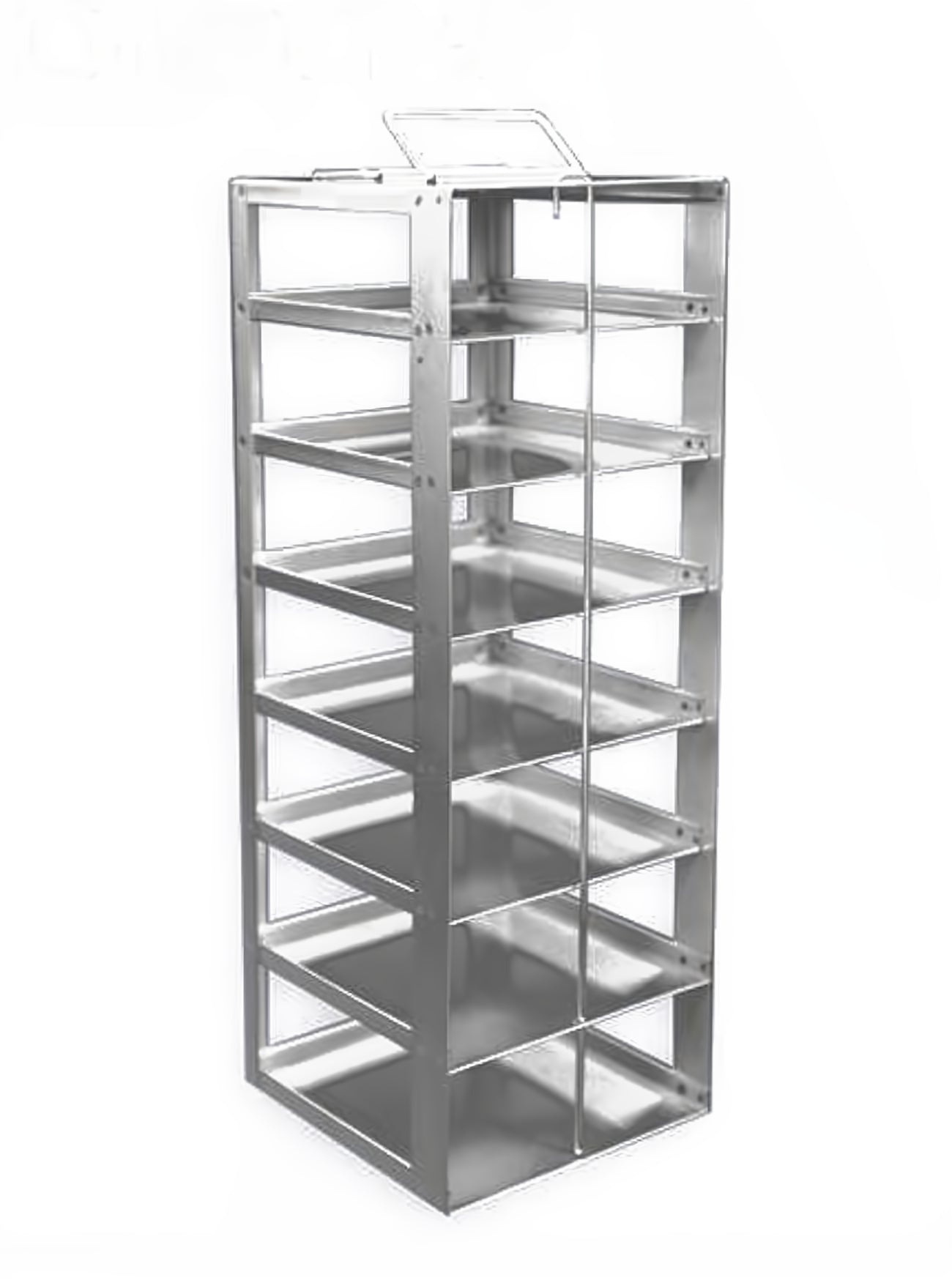 Stainless Steel Freezer Rack With Sliding Drawers, 4X5 Frame, Fits 20 ...